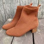 Joie  Chestnut Brown Neely Heeled Soft Ankle Sock Boots Size 8 Photo 1