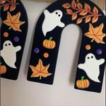 Ghost acrylic earrings, Stud Earrings, Halloween Earrings Black Photo 5