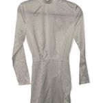 I Saw It First SZ 6 satin & lace open back bodycon dress Photo 2