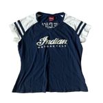 INDIAN MOTORCYCLE Wrecking Crew T Shirt Size Medium White Photo 0