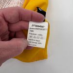 SheIn Milkmaid Country Cottagecore Crop Top XS Yellow Polyester Floral Print Photo 10