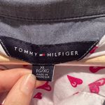 Tommy Hilfiger  White Pink Hearts Button Up Shirt 100% Cotton‎ Sz XL Photo 3