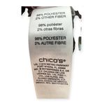 Chico's Chico’s | M | Animal Sheer 3/4 Sleeve Jacket Shimmery Pinstripes Coverup Kimono Photo 4