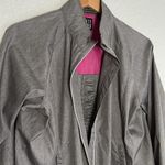 Kate Lord Grey Windbreaker Jacket Full Zip Pockets Golf Outdoor Vacation Gray Size M Photo 1