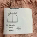 Aerie  Women's M Light Pink Lace Ruffle Mini Skirt Summer Casual NWT Photo 11