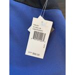 Kensie NWT  Top Women's Small Blue Black Shell Color Block Corpcore Office Church Photo 4