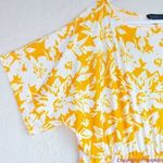 Eloquii NEW‎  yellow floral Dolman Sleeve Maxi Dress with Slit,20 Photo 9