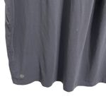 Athleta  Women Gray Short Sleeve T Shirt Top XL Pleated Back Athleisure Photo 5