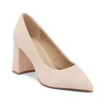 NYDJ Womens 7 Elysia Pointy Toe Leather Pump in Latte NEW Photo 0