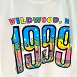 Jerzees NWOT Wildwood NJ 1999 White Graphic Tee SMALL Photo 1