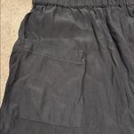 Aqc clothing silk wide leg cropped pants quite luxury lagenlook minimalist artsy Black Size 4 Photo 4