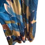 Nicole Miller Women's Sleeveless Halter Maxi Dress M Multicolor Formal Photo 9