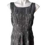 J.Crew Factory Gray White Tweed Contessa Sleeveless Fit Flare Career Dress, Sz 6 Photo 8