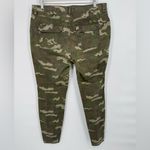 William Rast Skinny Green Camo Jeans with Front Zippers Size 32 Photo 3