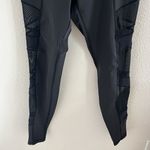 Lululemon Just Breathe Pant High Rise Black Polka Dot Mesh 6 Photo 2