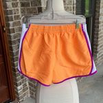 Bright Orange Athletic Shorts Photo 2