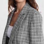 Rag and Bone ππ Ames Deconstructed Check Tweed Relaxed Fit Blazer Grey 8 NWT Photo 7