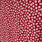 Boden red floral mini tea dress Size 4P Photo 8