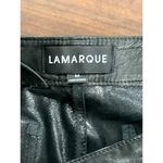 LAMARQUE Liana Leather Skirt in Black Medium Womens Skort Shorts Photo 7