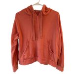 Free People  Movement Kangaroo Pocket Drawstring Hoodie Orange Women's Size XS Photo 0