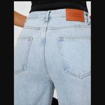 Princess Polly Arlington High Rise Straight Leg Light Wash Denim Jeans 14 Photo 5