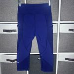 Lululemon Fast As Light Crop Emperor Blue Size 6 Photo 4