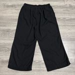 Briggs New York Briggs Women‎ Black Linen Blend Loose Fit Relaxed Fit Elastic Band Pants Size L Photo 4