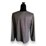 Nanette Lepore Nanette‎ Lepore Womens Pullover Sz L Long Sleeve Plaid Double Knit Black NEW Photo 5