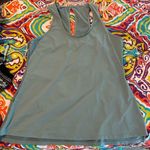 Gymshark Lustre Tank Athletic Gym Tank Top SZ Large Stormy Turquoise Women’s Photo 0