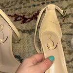 Sam Edelman Almond/ Clear Block Heels Photo 9
