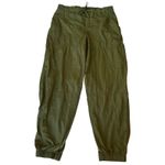 Athleta Expedition Jogger Pants Olive Green Drawstring Lightweight Womens 6 Photo 5
