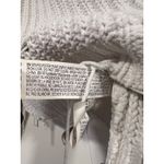 Forever 21 Women’s Chunky Knit distressed open knit v-neck oversized cropped sweater Large Photo 8