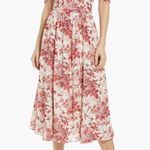 Reformation Violet Floral Midi Dress Photo 1
