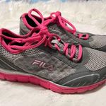 FILA  Athletic Sneakers Women’s Sz 7.5 Gray Pink Lace Up Cool Max Memory Foam Photo 0