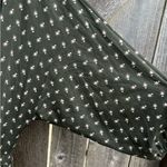 Garnet Hill Like New  Wrap Dress Green Floral Batwing Sleeve Maxi Dress Medium Photo 3