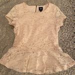 Bobeau  White Lace Dress Shirt Photo 1