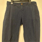 Pilcro  Anthropologie navy striped pants hyphen fit size 26 Photo 1