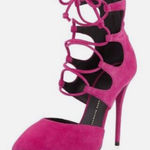 Giuseppe Zanotti  Suede Point Tie Lace-Up Pump Photo 0