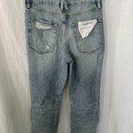 Good American Good Boy distressed Denim Blue Jeans Size 4/27 NEW! Photo 5