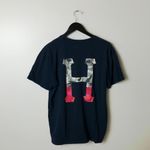 HUF T Shirt Camouflage Letter Double Sided Graphic Tee Short Sleeve L Size L Photo 10