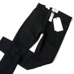 Current/Elliott NWT Stiletto in Jet Black Destroy Stretch Skinny Jeans 27 Photo 3