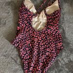 Kona Sol  Swimwear - Pink and Black Patterned Swimsuit Size Small Photo 11