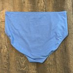 Tropical Escape  Blue Swim Bottoms Size 22 High Waisted‎ NEW Photo 3