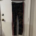 Liz & Sara Camouflage Racing Stripe Drawstring Leisure Pants Size M Indie Sleaze Green Size M Photo 2