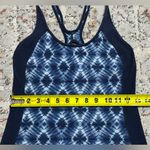 Patagonia  razor back tank top with Bra size Small blue organic cotton Photo 5