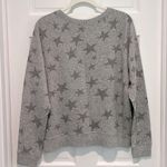 Rails Theo Sweater Melange Gray Stars Sweatshirt Top Medium Star Print Grey Photo 4