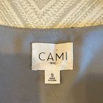 Cami NYC  Silver with Black Stars Women's Silk Camisole Tank Top - Size S Photo 4