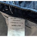 SILVER JEANS Frances Flare W30 L33 Y2K Western Thick Stitch Bootcut Blue Size 30 Photo 1