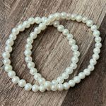 Set of faux pearl handmade bracelets Photo 0