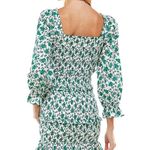 TCEC | Floral Smocked Mini Dress | S | Green | CD02369 | Sample Sale Photo 4
